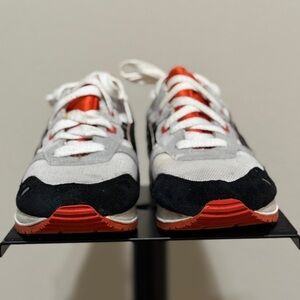 ASICS Navy Blue and Orange Men's Sneakers